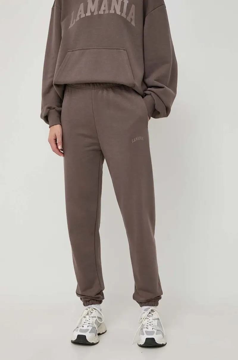 joggers colore marrone