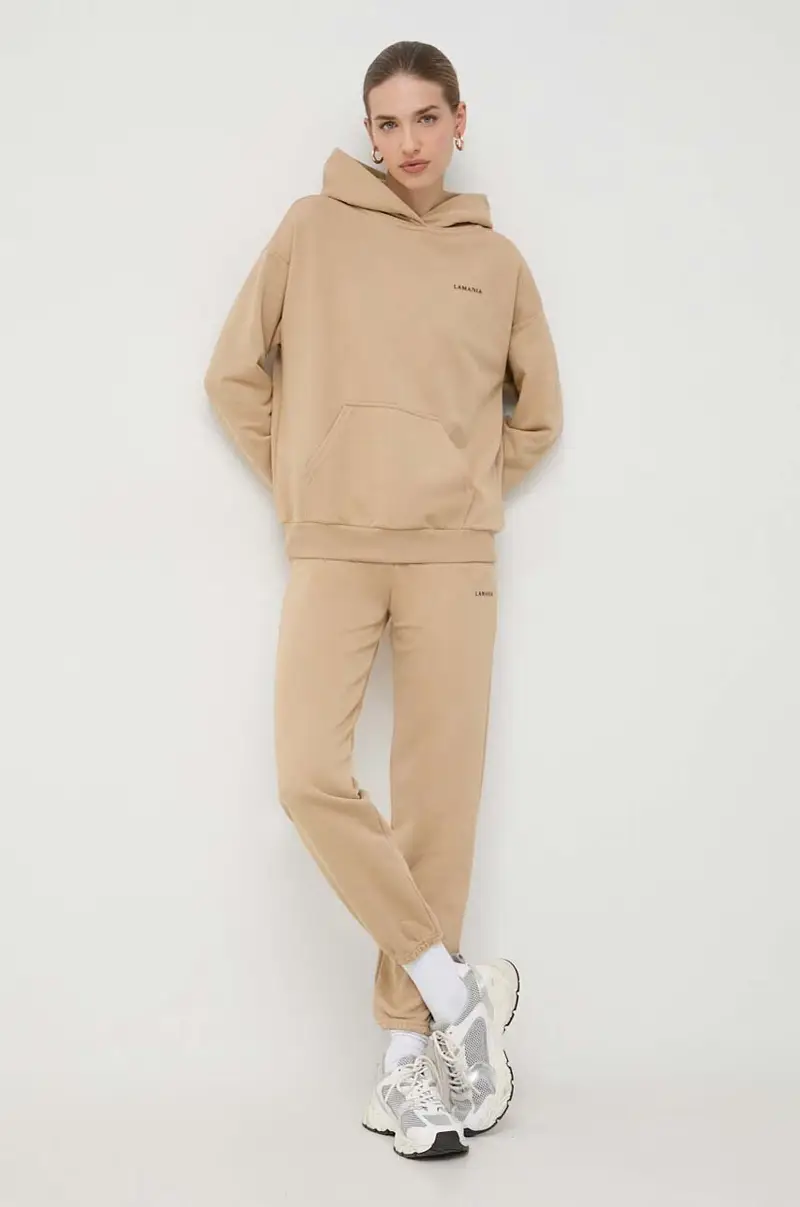 joggers colore marrone miniatura 2