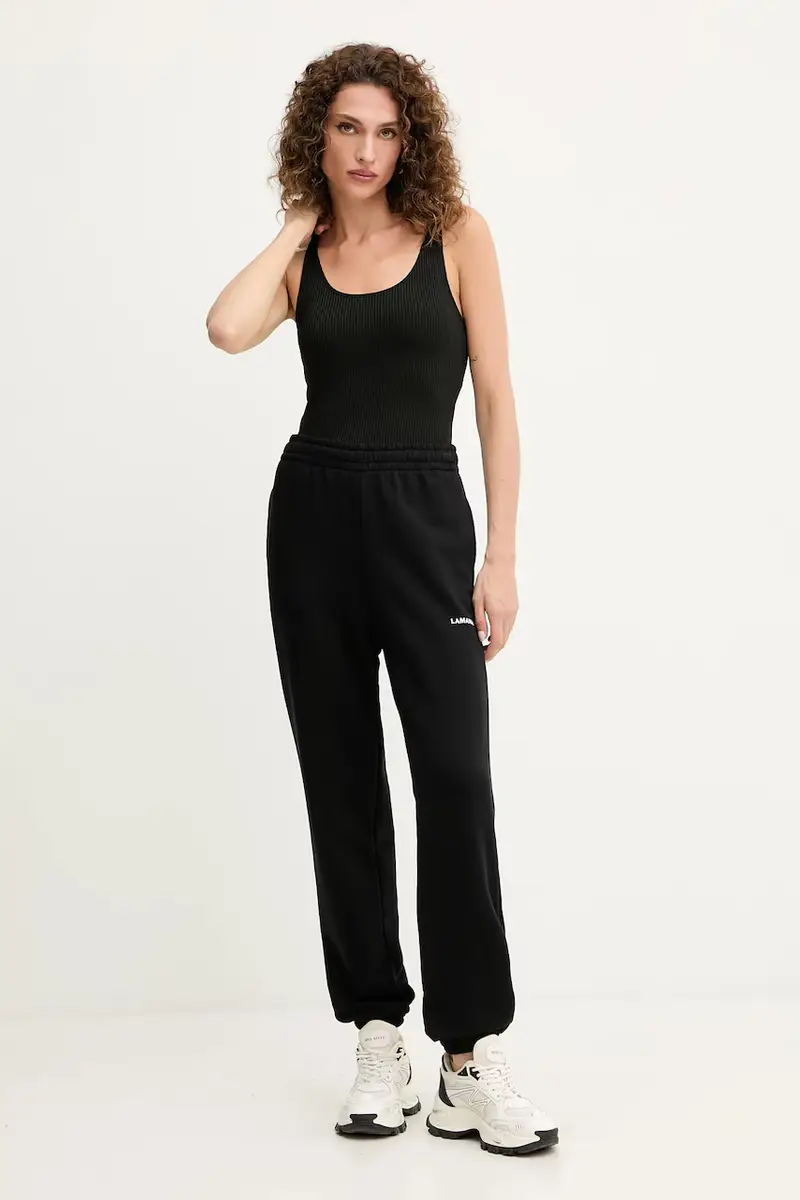 joggers colore nero miniatura 2