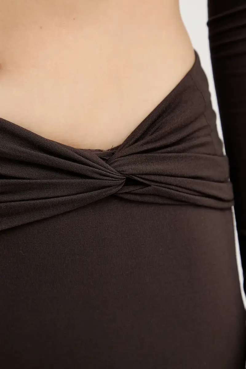 La Mania Leggings Marrone 4149267 miniatura 4