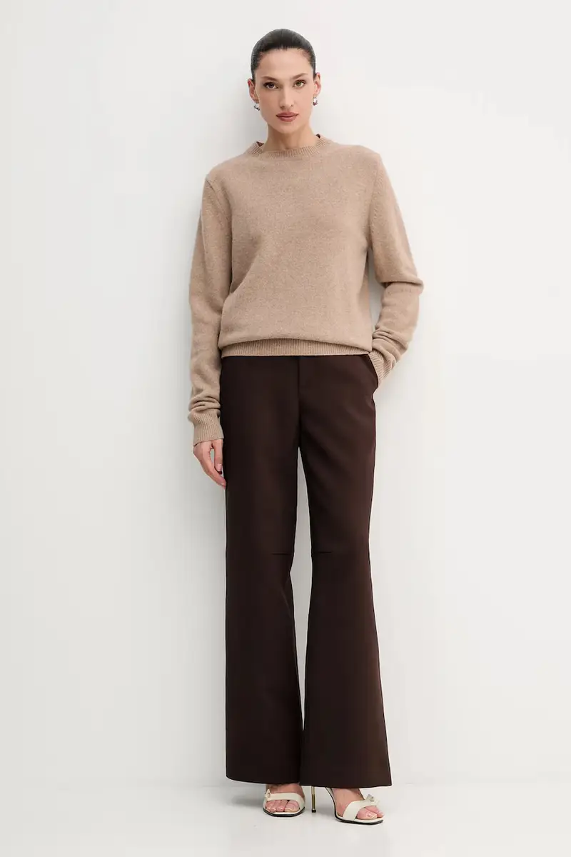 maglione in lana MELLOW donna colore beige MELLOW miniatura 2