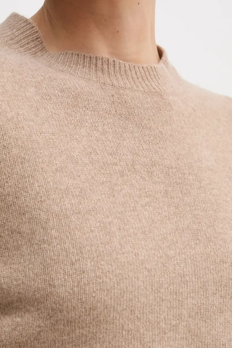 maglione in lana MELLOW donna colore beige MELLOW miniatura 5