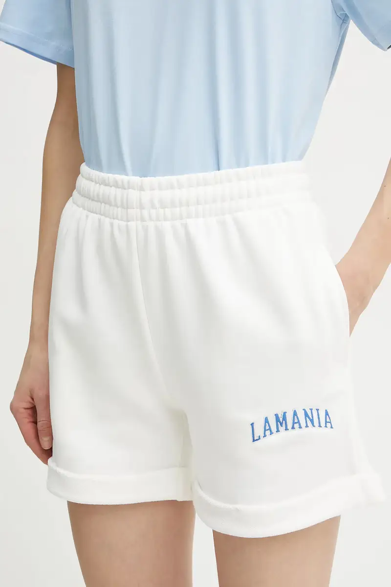 pantaloncini donna colore bianco con applicazione JUNGLE