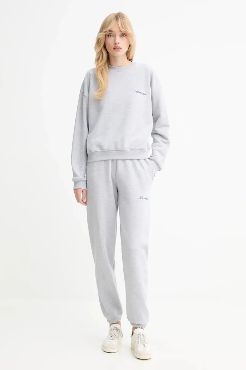 pantaloni tuta DUO colore beige DUO Grigio miniatura 2