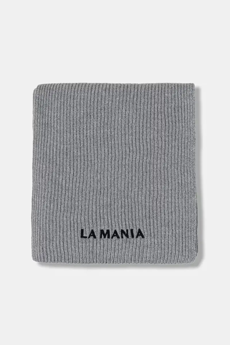 sciarpa in lana MERINOWOOL donna colore grigio MERINOWOOL miniatura 2