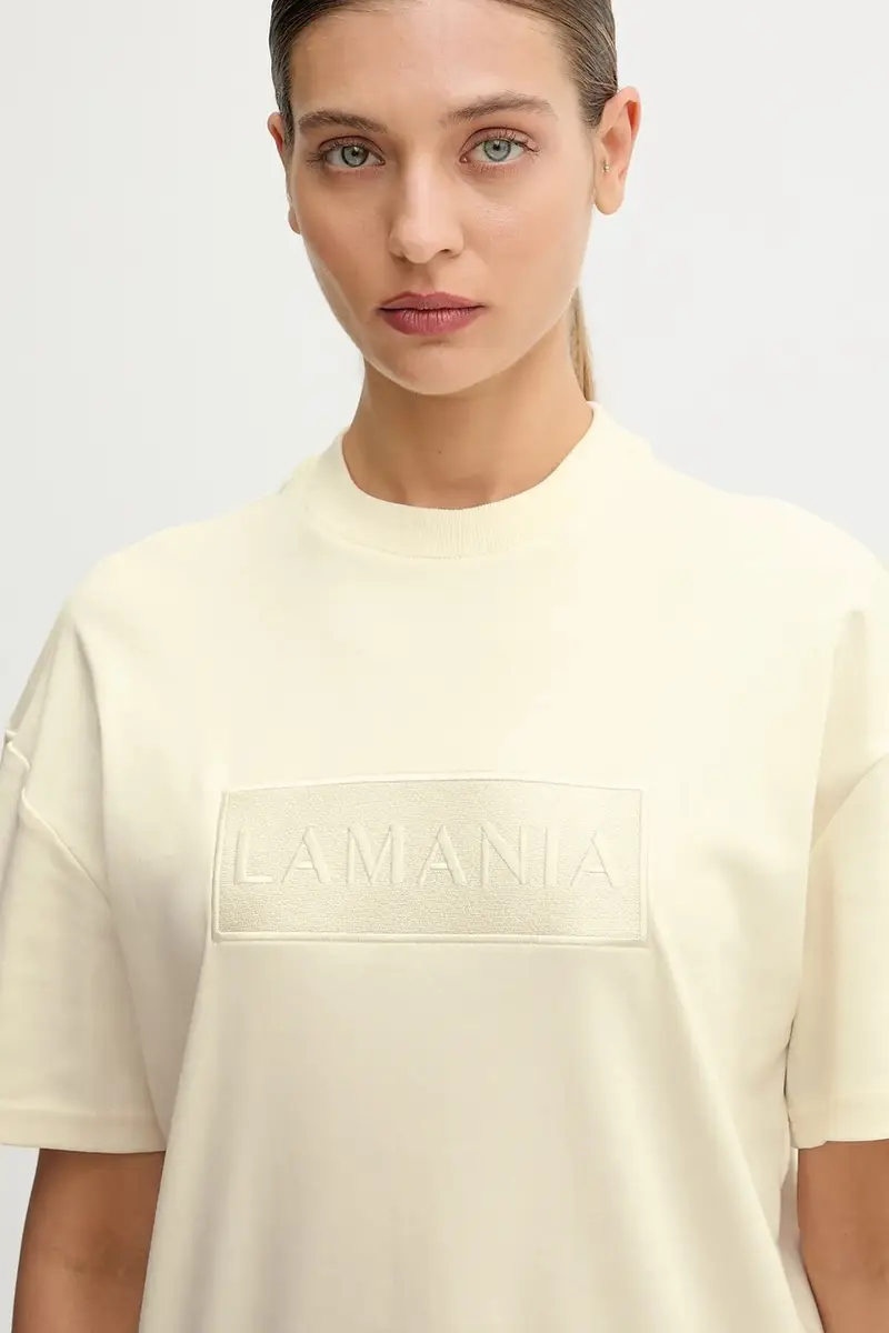 La Mania T-shirt Donna Giallo 3596859 miniatura 4