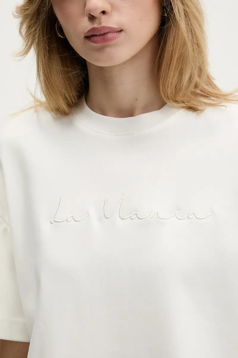 La Mania T-shirt Beige 4148056 miniatura 5