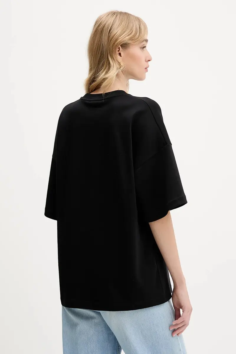 La Mania T-shirt Donna Nero 3635979 miniatura 3