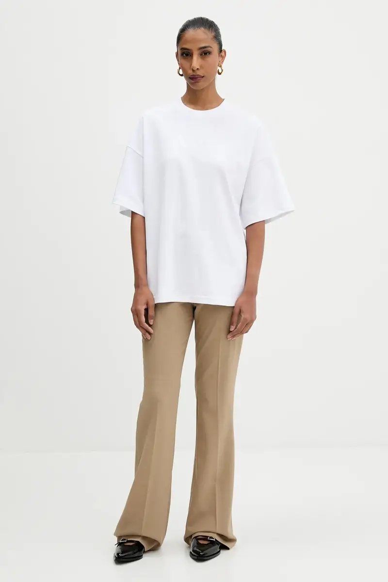 La Mania T-shirt Donna Bianco 3577107 miniatura 2