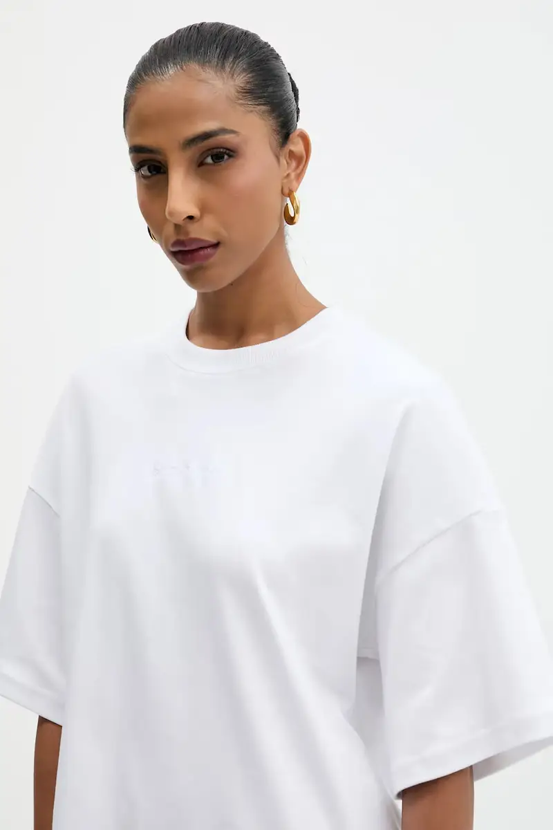 La Mania T-shirt Donna Bianco 3577107 miniatura 4