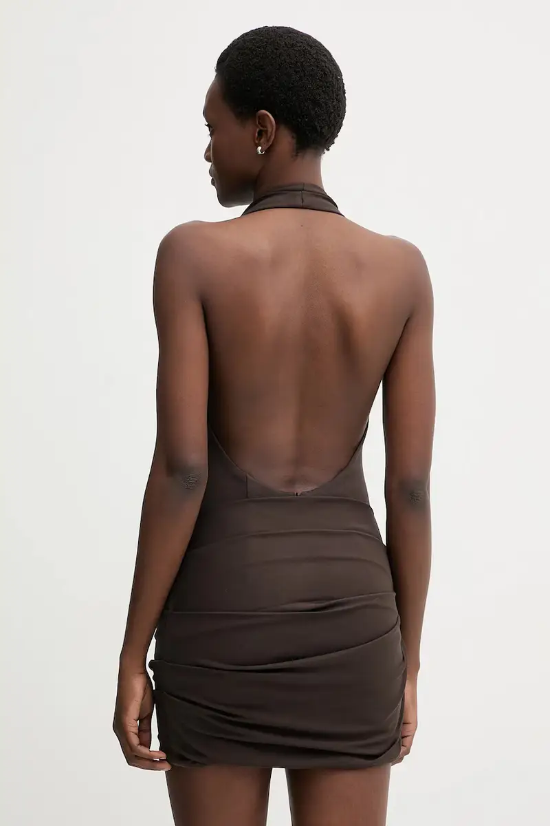 La Mania Vestito marrone per donna miniatura 3