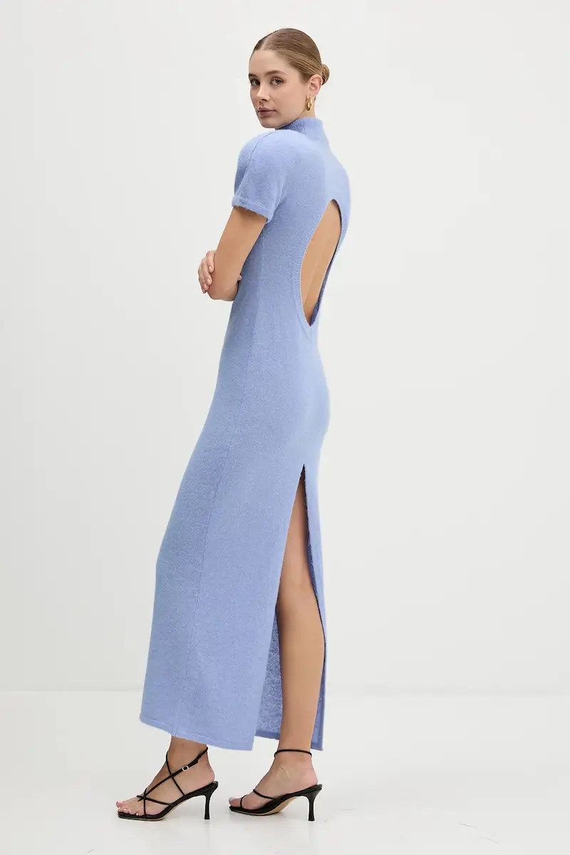 vestito con lana NOIR Blu miniatura 2