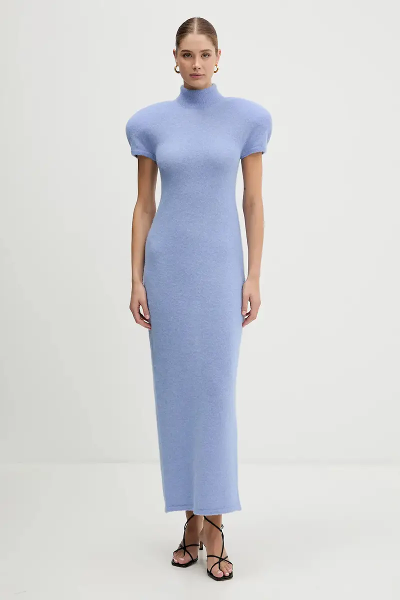 vestito con lana NOIR Blu