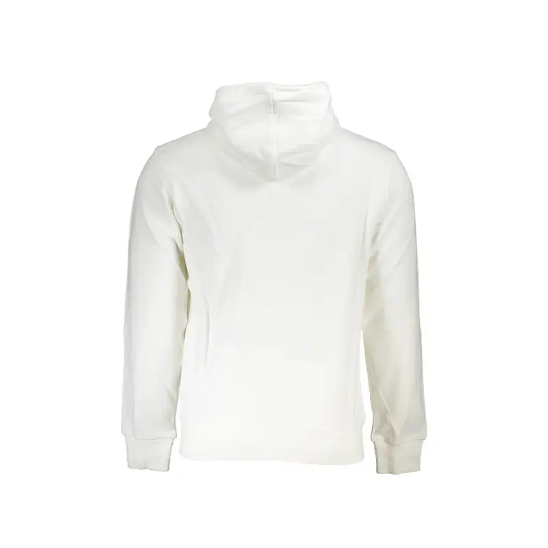 Felpa Maniche Lunghe Uomo Bianca Zip Bianco miniatura 2