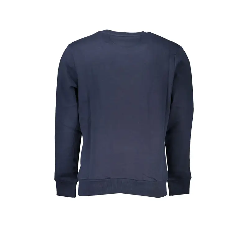 Felpa Maniche Lunghe Uomo Blu Ricamo miniatura 2