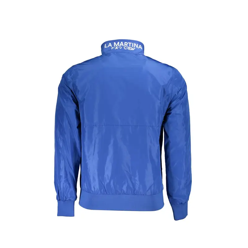 La Martina Giubbotto Maniche Lunghe Uomo Blu con Ricamo miniatura 2