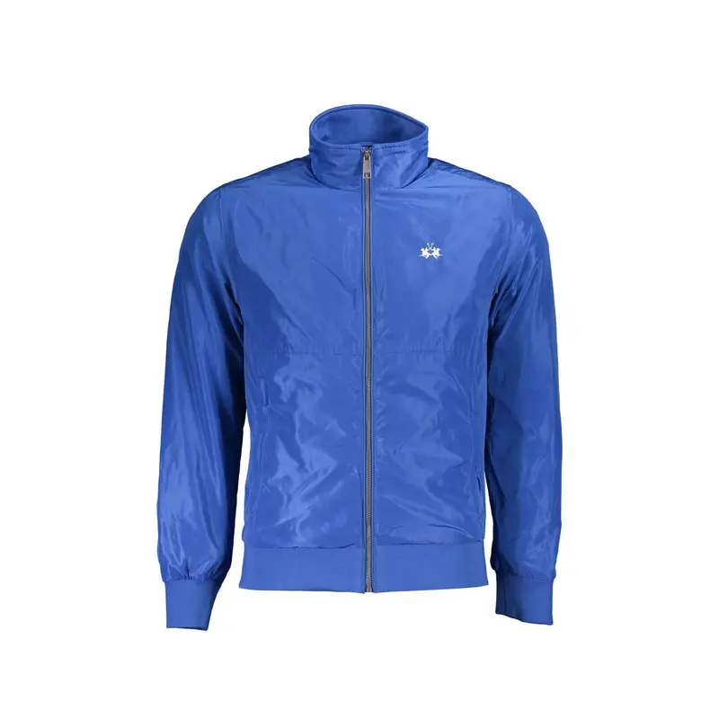 La Martina Giubbotto Maniche Lunghe Uomo Blu con Ricamo