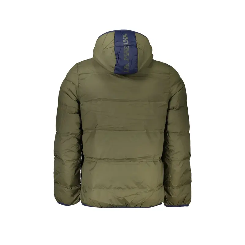 Giubbotto Maniche Lunghe Uomo Verde Ricamo miniatura 2