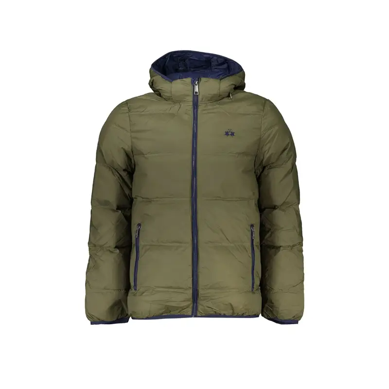 Giubbotto Maniche Lunghe Uomo Verde Ricamo