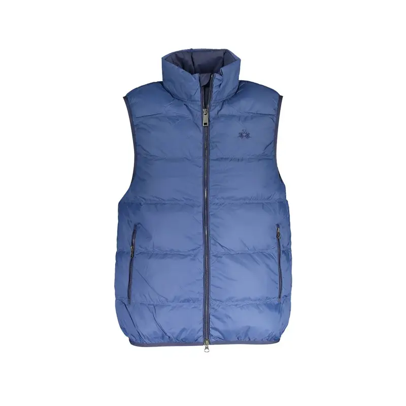 La Martina Giubbotto Uomo Blu con Ricamo