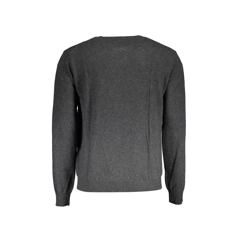 Maglione Uomo Grigio Ricamo miniatura 2