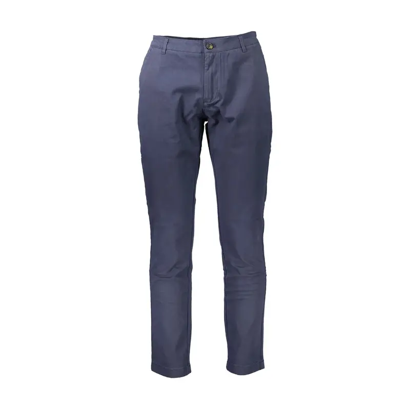 Pantaloni Uomo Blu Ricamo