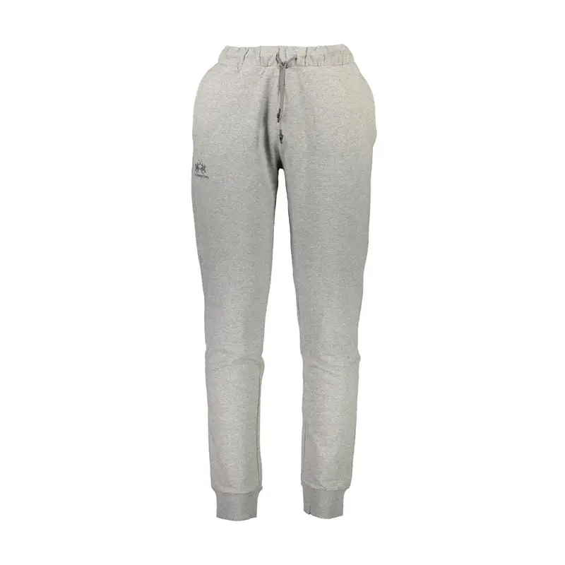 Pantaloni Uomo Grigio Stampa Logo
