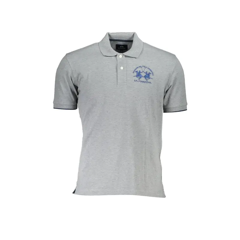 LA MARTINA Polo Uomo Grigio 4072092