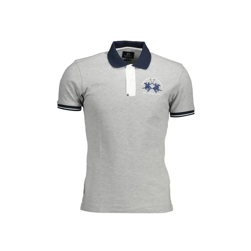 LA MARTINA Polo Uomo Grigio 4060322