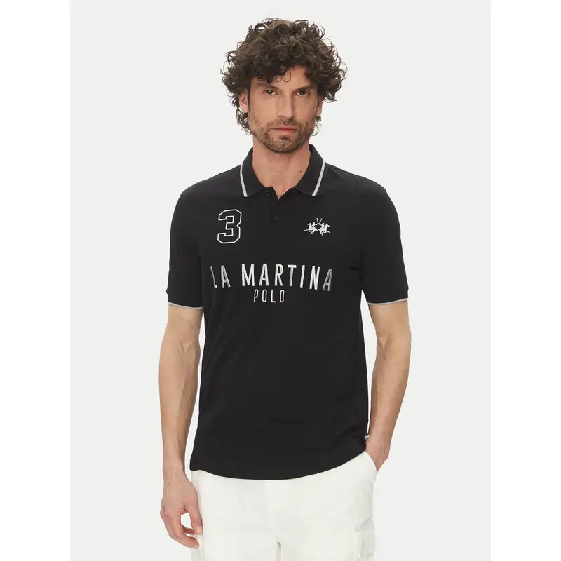 LA MARTINA Polo Nero 3225493