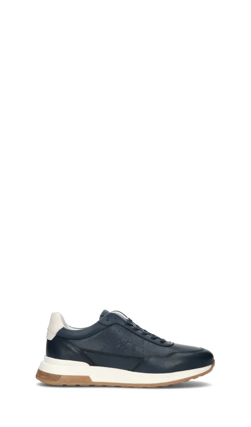 Sneaker uomo blu in pelle Vario