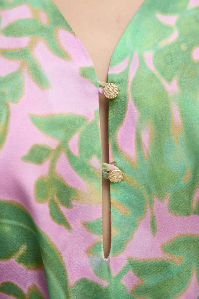 camicetta BENEDICTE donna colore verde BENEDICTE miniatura 5