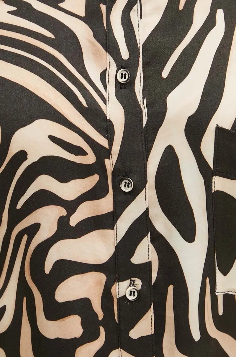 camicia CHOCOLAT donna colore beige miniatura 5