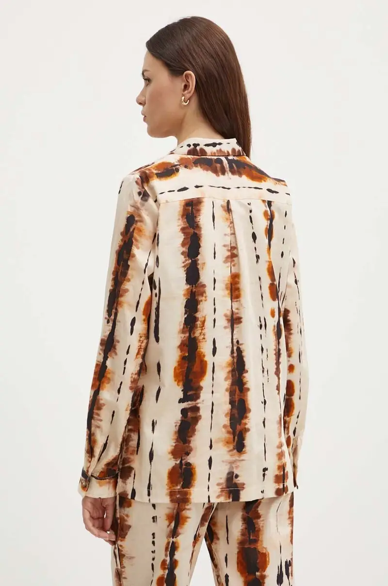 camicia in cotone CHARDON donna colore beige miniatura 3