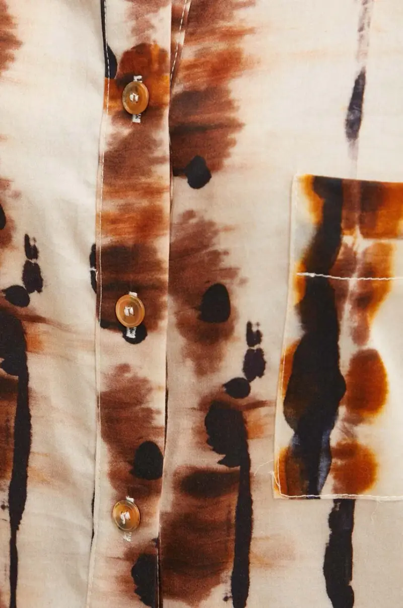 camicia in cotone CHARDON donna colore beige miniatura 5