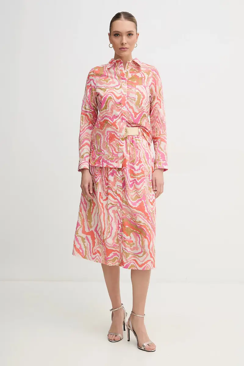 camicia in cotone CHEYENNE donna colore rosa CHEYENNE miniatura 2