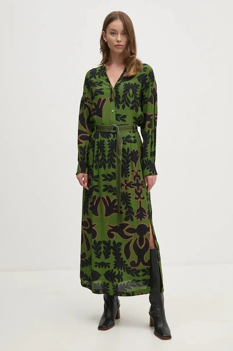 camicia PFCHERCHEUSE donna colore verde PFCHERCHEUSE miniatura 2