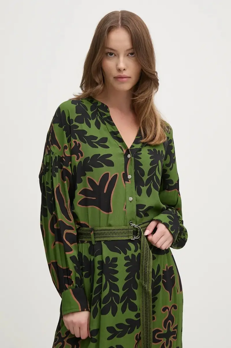 camicia PFCHERCHEUSE donna colore verde PFCHERCHEUSE miniatura 4