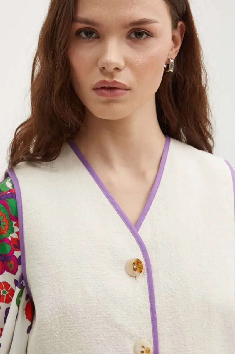 gilet GALAXIE colore beige miniatura 4