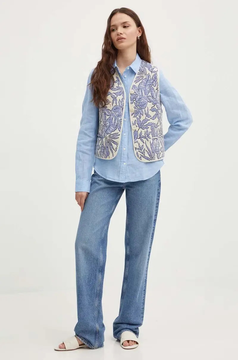 gilet GAMIN colore blu miniatura 2