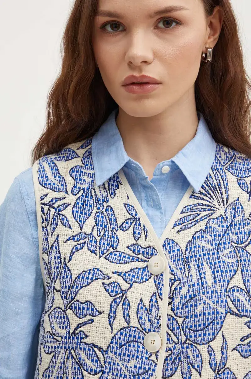 gilet GAMIN colore blu miniatura 4