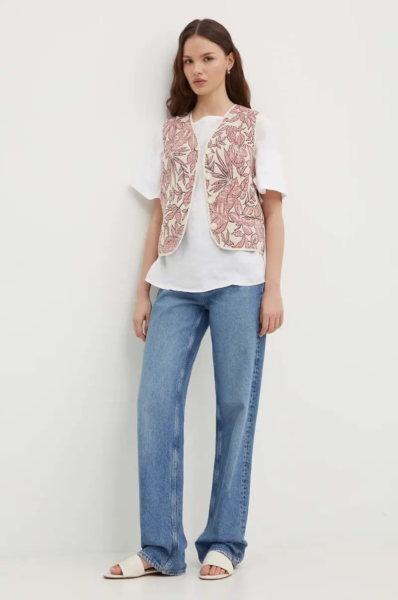 gilet GAMIN colore rosso miniatura 2