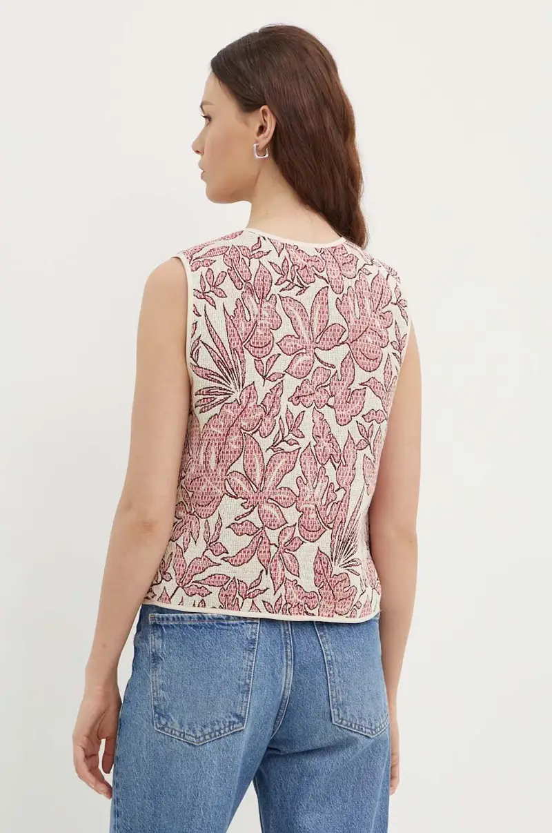 gilet GAMIN colore rosso miniatura 3