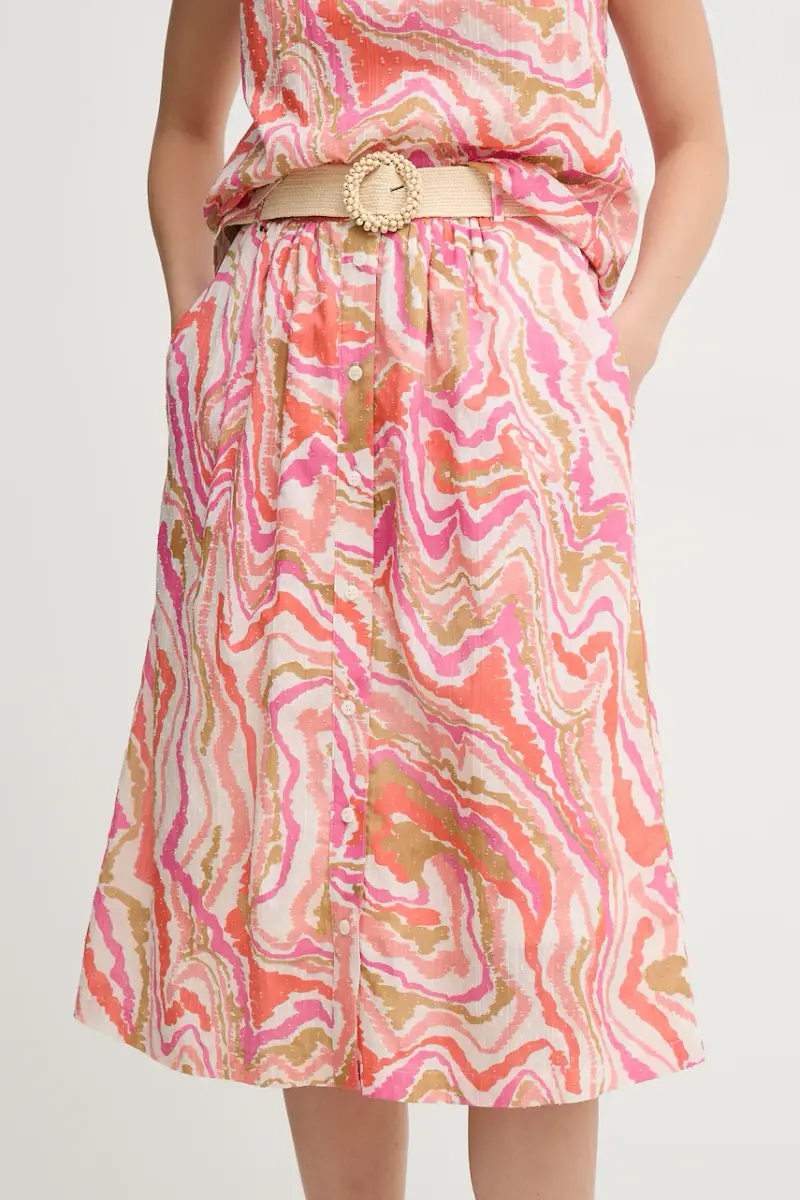 gonna in cotone JULIETTE colore rosa JULIETTE