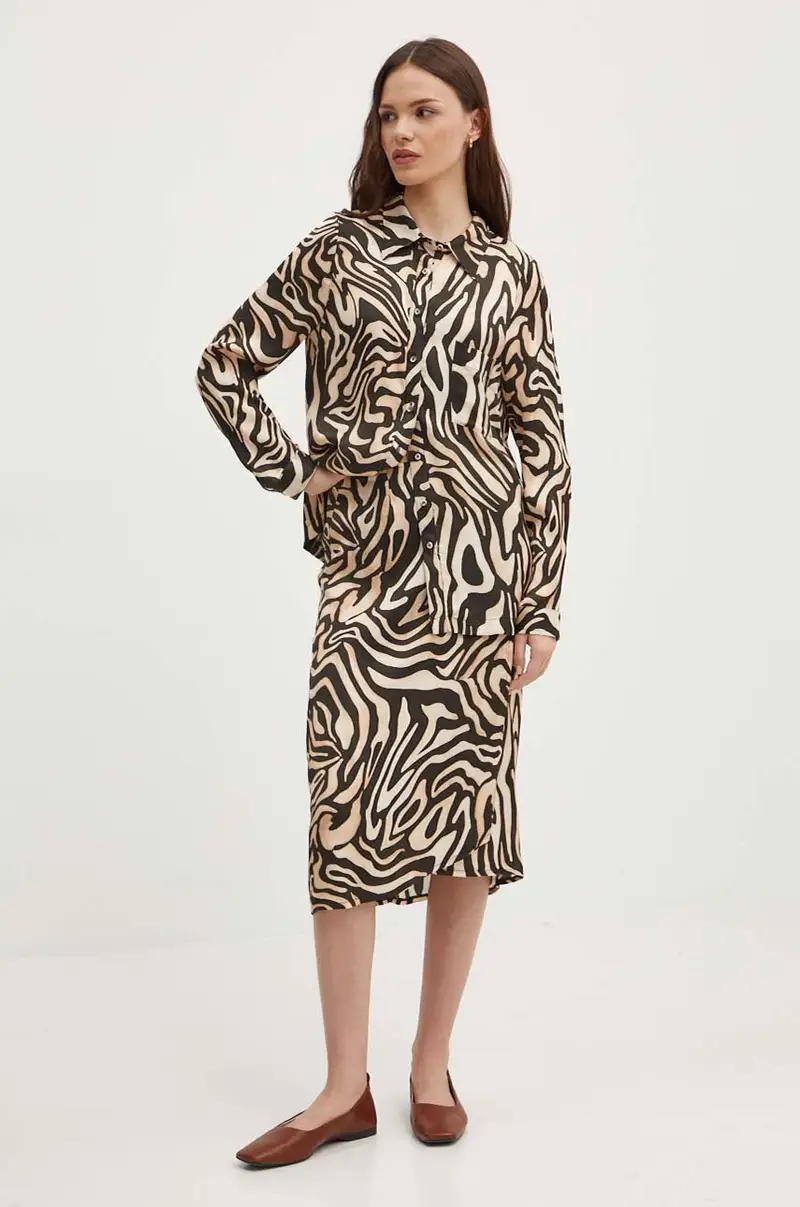 gonna JAVA colore beige miniatura 2