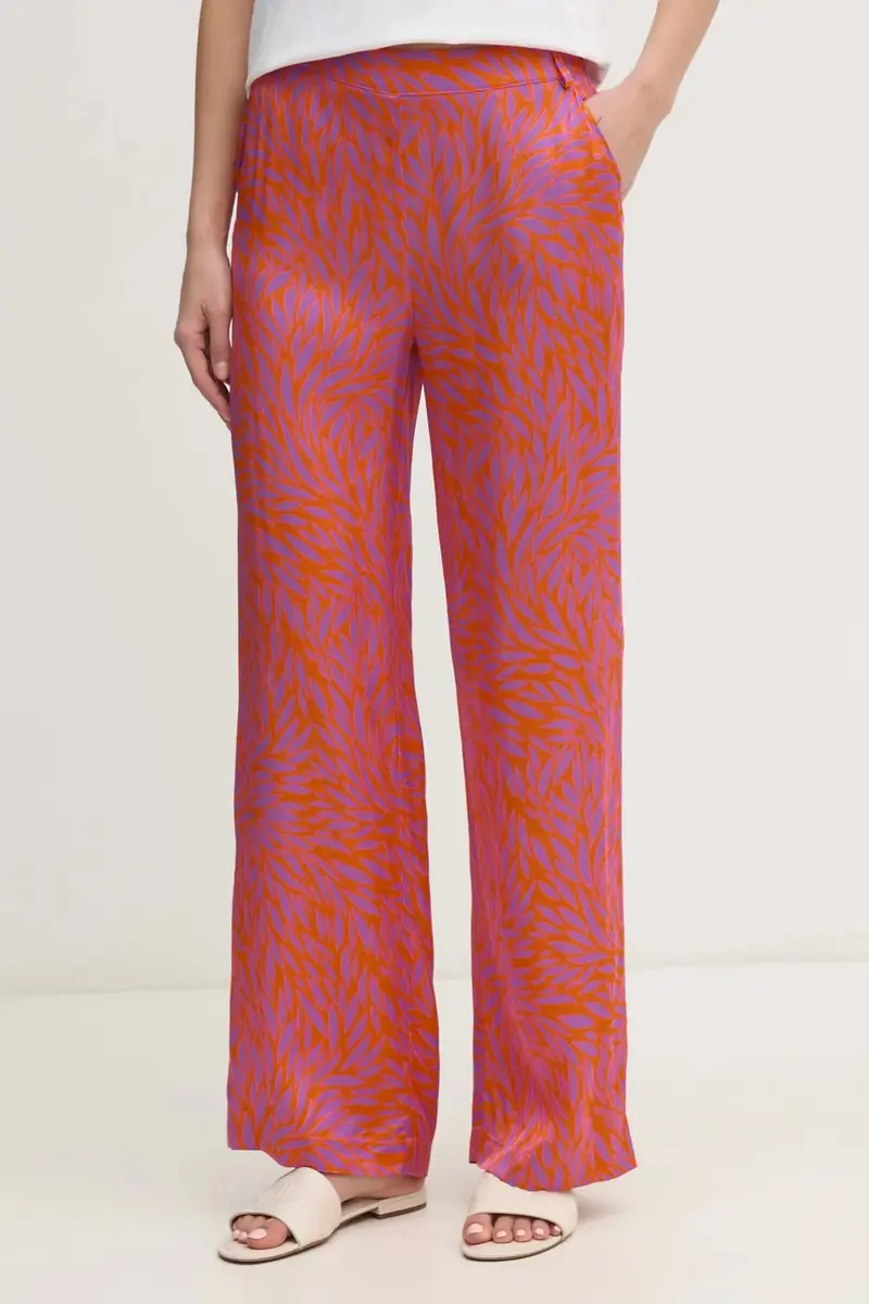 pantaloni PAVINA donna colore arancione PAVINA miniatura 4