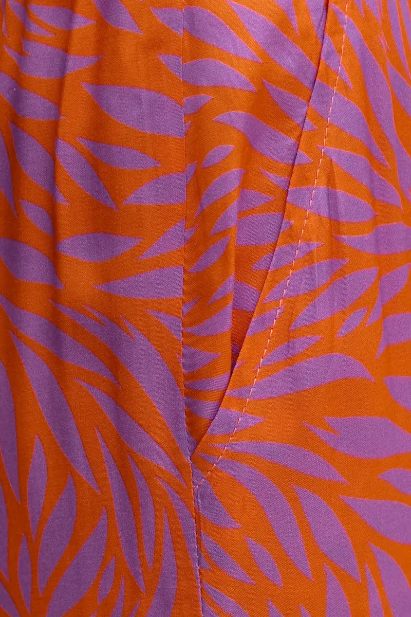 pantaloni PAVINA donna colore arancione PAVINA miniatura 5