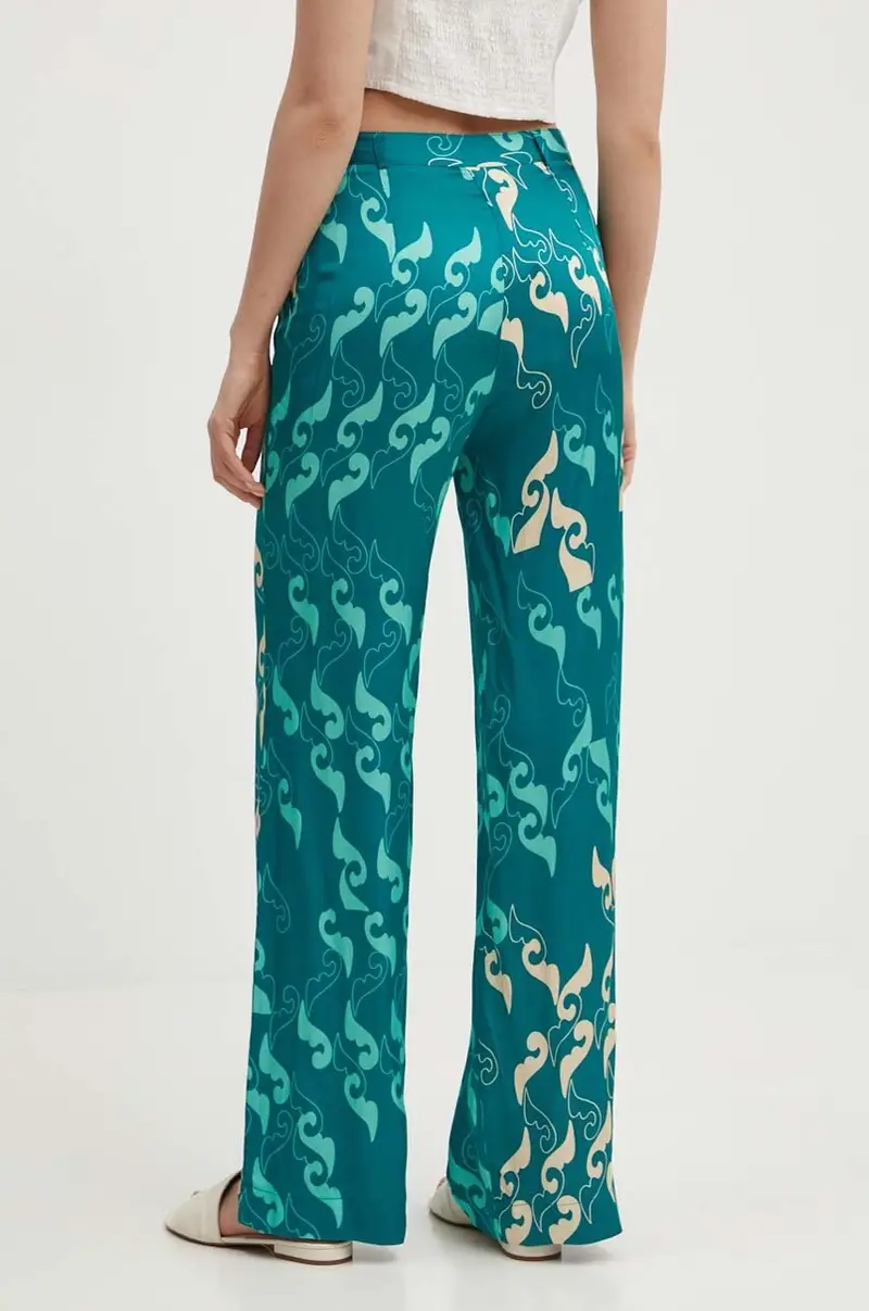 pantaloni POUDRE donna colore turchese miniatura 3