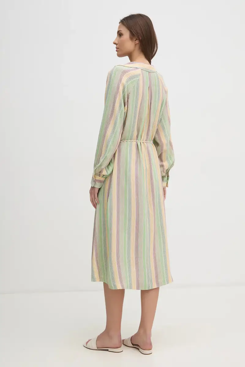 vestito con aggiunta di lino RIVA colore verde RIVA miniatura 2