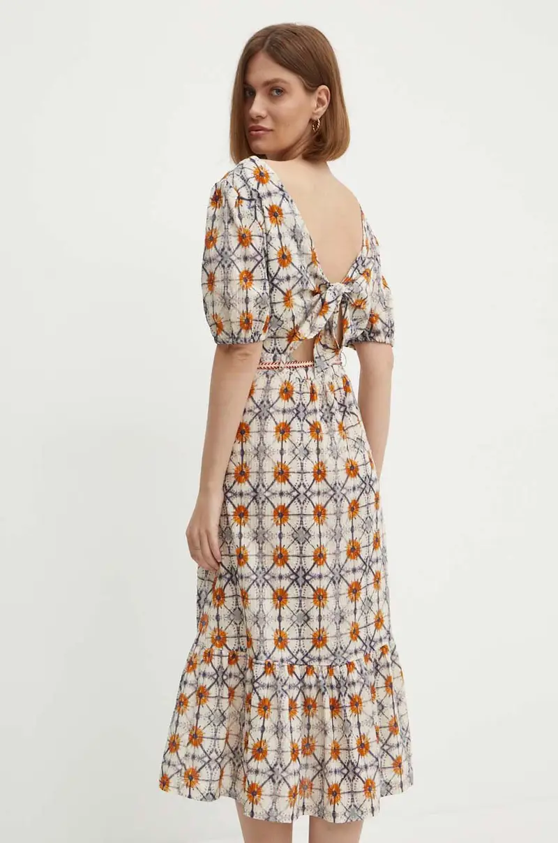 vestito in cotone PFRECONFORT Multicolore miniatura 3